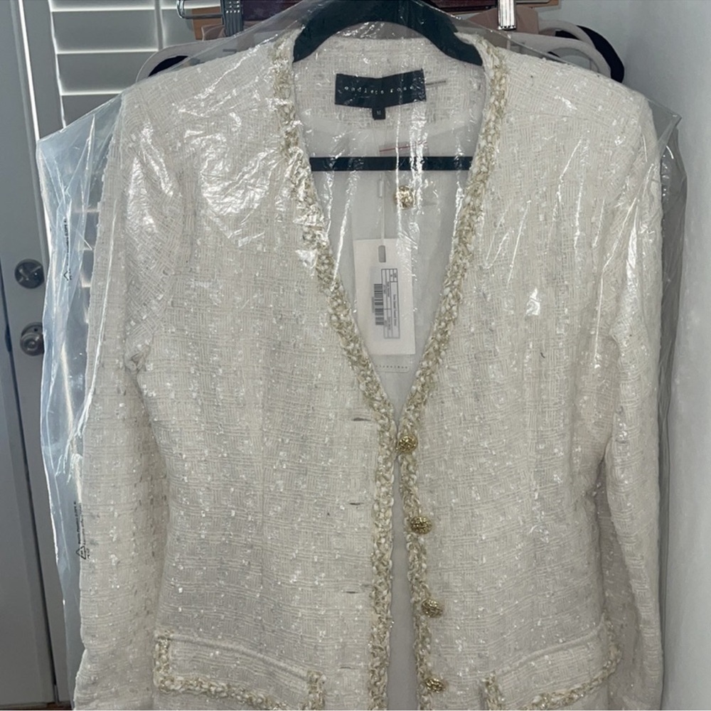NWT Endless Rose Long Sleeve Dress in Pearl - Picture 7 of 8